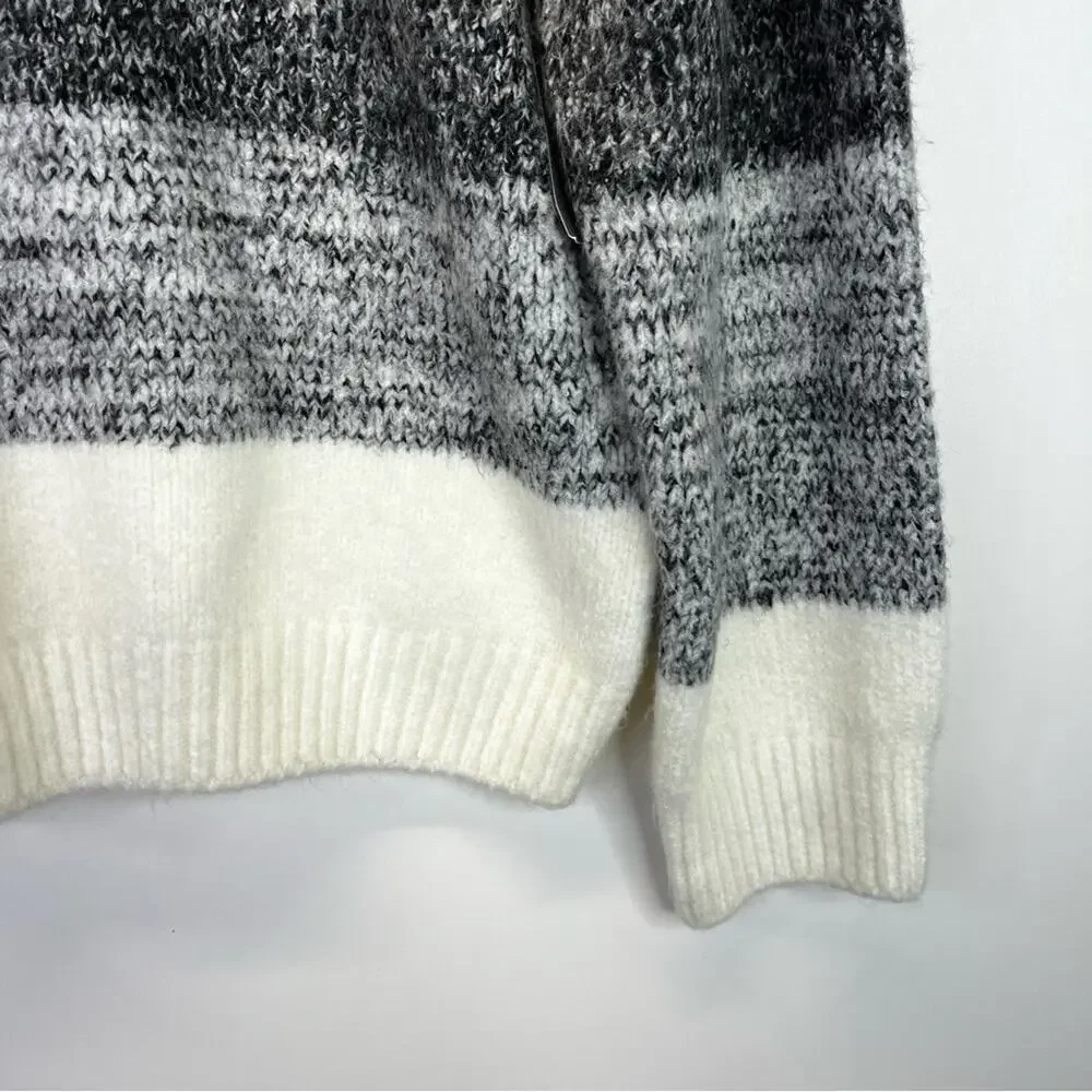 Vince Camuto Mohair Gradation Crew sweater rich black - XL